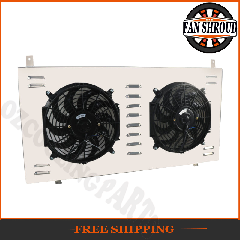 Aluminum Radiator SHROUD FAN For Nissan Patrol Y61 GU 4.5L TB45E Petrol