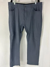 Eddie Bauer Men's 40x30 Blue Tech Stretch Comfort Performance Golf Pants