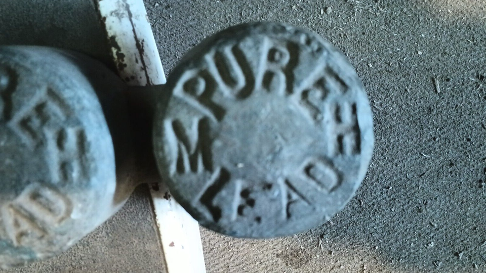 vintage lead ingots eBay