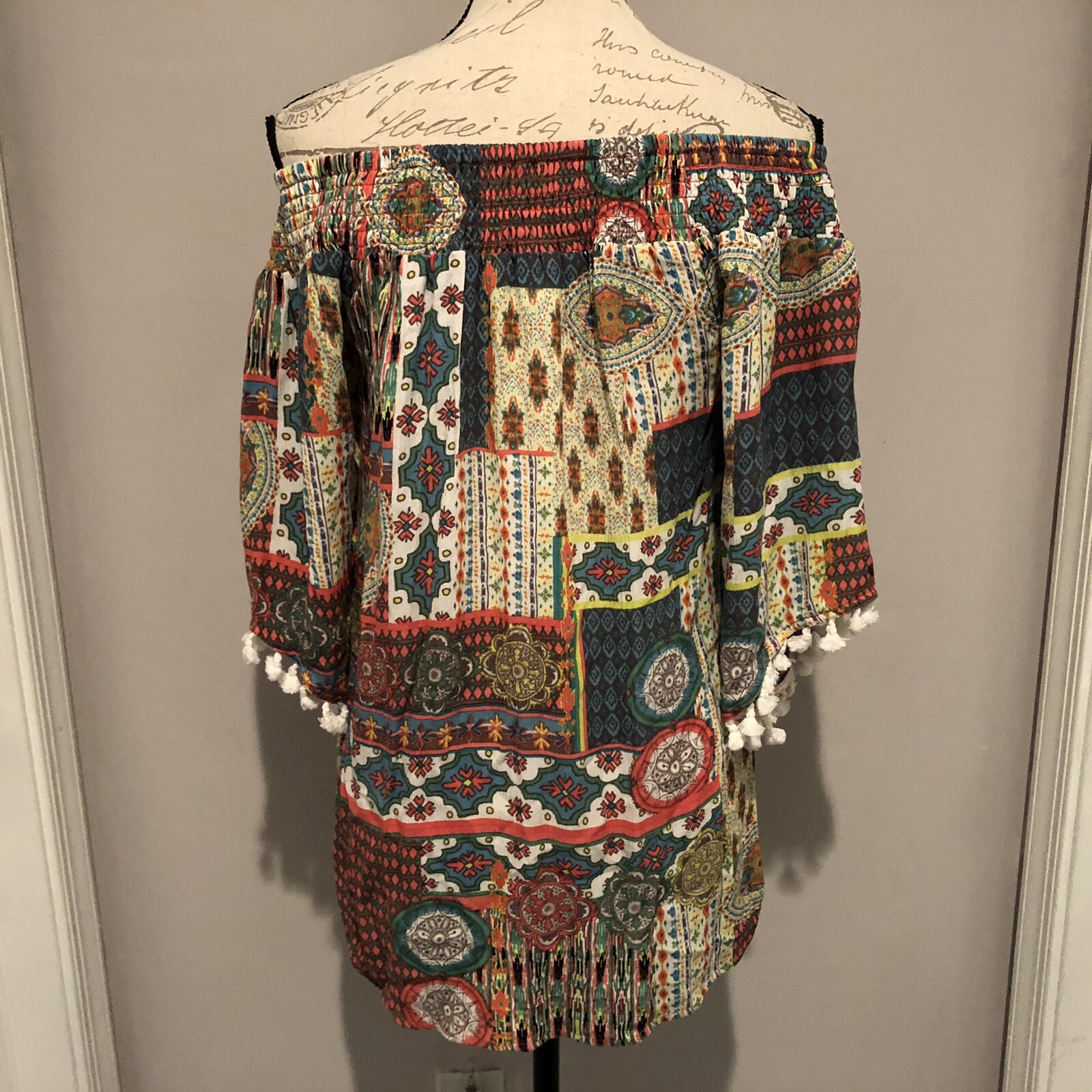 Soft Surroundings Playful Patchwork Moroccan Tile… - image 3