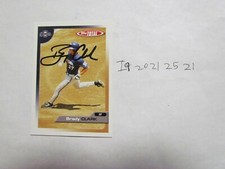 2005 Topps Total Brady Clark Signed Baseball Card 