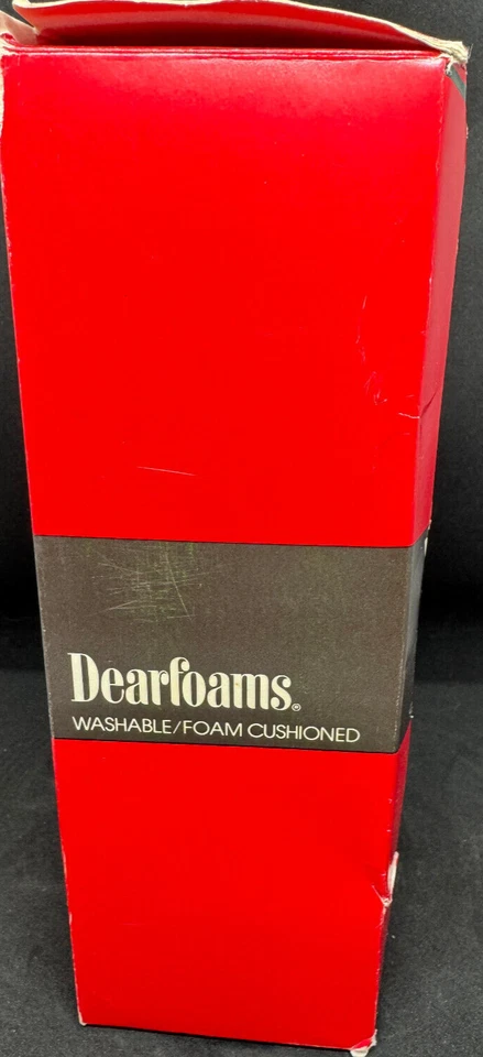 Marca Dearfoam Med. (6.5 - 7.5) Zapatillas bota chintz acolchadas ligeras nuevas en caja Foto 4 de 4