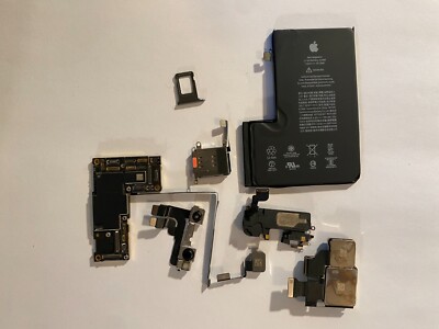 Apple iPhone 12 pro max 512GB  logic board black unlocked A2342 no face id h2o