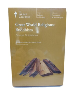 Great Courses Great World Religions Buddhism Prof Malcolm Eckel Book & DVD 