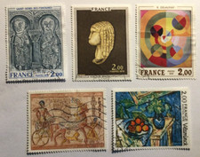 TIMBRES de FRANCE Oblitéré  N° 1867 à 1869-1899-1901 ( 1976 )