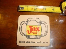 1 JAX Beer Vintage Beer Coaster From an Unopened Pack NOS