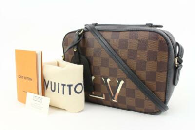 Louis Vuitton Discontinued Damier Ebene Santa Monica Crossbody