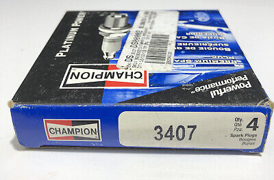 CHAMPION PLATINUM POWER Platinum Spark Plugs 3407 Set of 6 