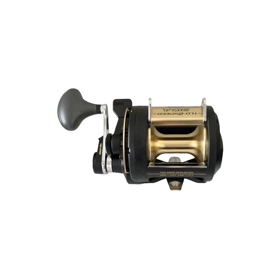 Carrete de pesca de arrastre de grafito Shimano TLD 30II 2 velocidades, TLD30IIA Foto 2 de 4