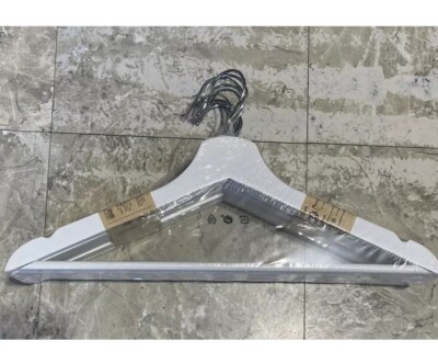 IKEA BUMERANG Hanger White Wood Pack of