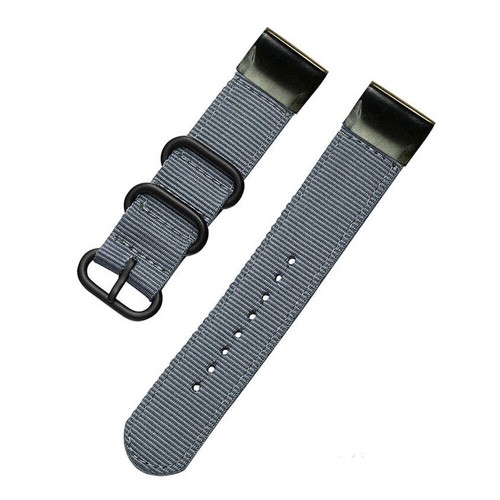Quickfit Nylon Armband For Garmin Fenix 7 7X 7S 6 6X 6S Pro 5 5X 3HR MK2 Strap - Bild 10 von 28
