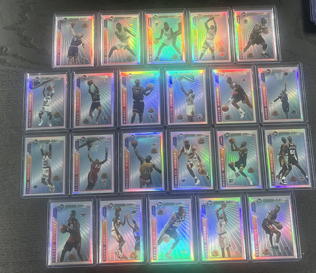 1996-97 Topps Mystery Finest Refractor Set with Michael Jordan!!! ALL 22 cards