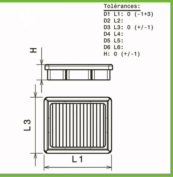 Luftfilter Green FüR Seat Cordoba Von 1996 Bis 1999 1.9L TDI-90PS-image