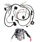 Full Wire Loom Wiring Harness Carb for GY6 Engine 125cc 150cc 200cc ATV Go kart