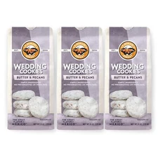 Mexican Wedding Cookies, 6 Ounce (Pack Of 3), Buttery Cookies With Pecans And Du