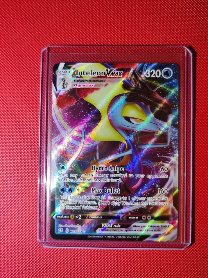 Inteleon VMAX 50/192 Ultra Rare Rebel Clash Pokemon TCG Near Mint