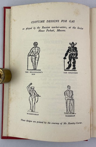 Gas, A Play in Five Acts, Georg Kaiser, 1924, First Ed. Thus, G+ - Picture 7 of 18