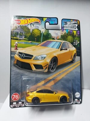 HOT WHEELS Hotwheels 1/64 🇨🇵 Boulevard 2023 Mercedes Benz C63 AMG Coupe Black Series #76