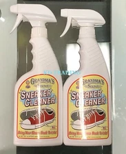 (2-Pk) GRANDMA's Secret Shoes SNEAKER CLEANER RENEW Rubber Cloth Canvas Leather