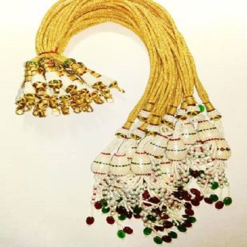 Paquete de 24 piezas Collar de Diseñador Cuerda Trasera Dori Hilo de Seda Joyería Terracota - Imagen 1 de 2