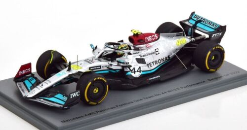 MODELLINO AUTO 1:43 SPARK FORMULA 1 MERCEDES W13 F1 LEWIS HAMILTON BELGIO 2022 - Foto 4 di 6