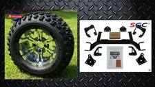 Ezgo Txt Electric Golf Cart 6 Lift Kit 12 Wheels And 23 All Terrain Tires Ezgo Txt Electric Golf Cart 6 Lift Kit 12 Wheels And 23 All Terrain Tires