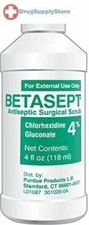 Betasept Antiseptic Surgical Scrub 4% 4 oz