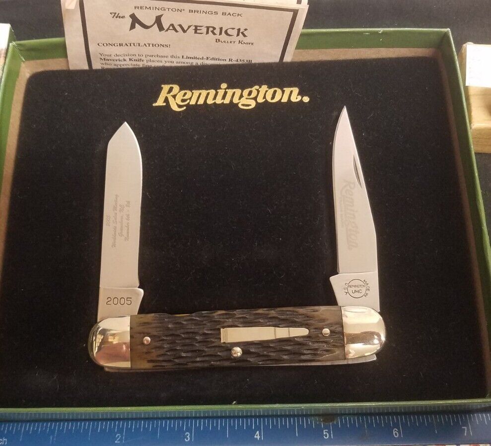 Remington UMC R4353B The Maverick 2005 Sales Meeting Knife Remington UMC R4353B The Maverick 2005 Sales Meeting Knife