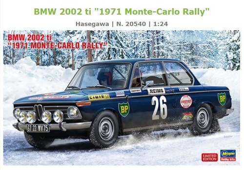 Coche Kit De Montaje Para Montar Hasegawa BMW 2002 TI 1971 Miniaturas