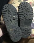 Girls Black Sports Boots Size 13 Silver Rhinestones Sparkly Shoelaces  — photo 7