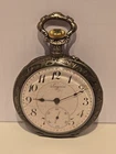 RARE Antique Longines Silver Pocket Watch - Grand Prix Paris 1900 - 0.800 Silver