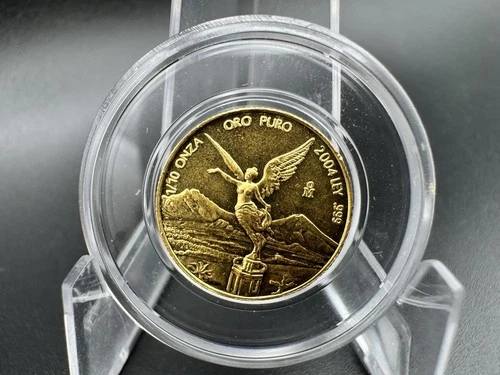 Photo of a 2004 Mexican Gold Libertad 1/10 oz from an eBay listing that sold on Jun 29, 2026