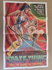 'Space Thing' 1968 Adult Sexploitation 1SH Movie Poster. Theatre Hung. RARE!