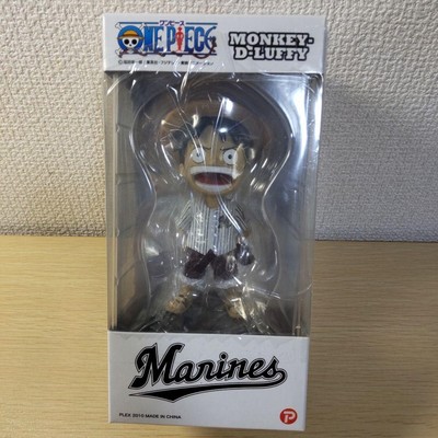 One Piece Monkey Luffy Bobbing Head Figure Marines Version