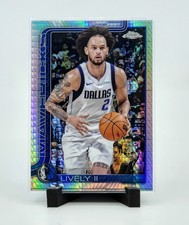 2025-26 Topps Chrome Dereck Lively II #72 Prism Refractor Dallas Mavericks