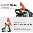 Chainsaw Wall Mount Holder Metal Heavy Duty Chainsaw Hook Wall Mounted ZhHoG