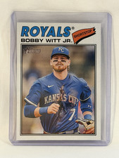 Topps 2026 Heritage Bobby Witt Jr. #160 Kansas City Royals Baseball Card