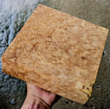 Exotic Satinwood Burl Bowl Blank Woodturning DIY Lathe Craft 207x203x58mm 1191