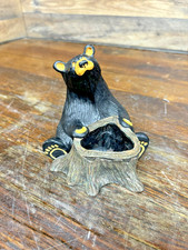 Bear Foots Black Bear Collectible Figurine Artist Jeff Flemming Singing Tree
