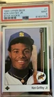 1989 Upper Deck - Star Rookie Ken Griffey Jr (RC) Seattle Mariners PSA 9. MINT