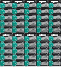 Fifty 50 Murata 337 SR416SW Silver Oxide Watch Battery - Replaces Sony 337