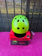 Pro-Tec Bucky Helmet Yellow & Green Fade - Skateboard Bike Skate Size S 54-56 cm