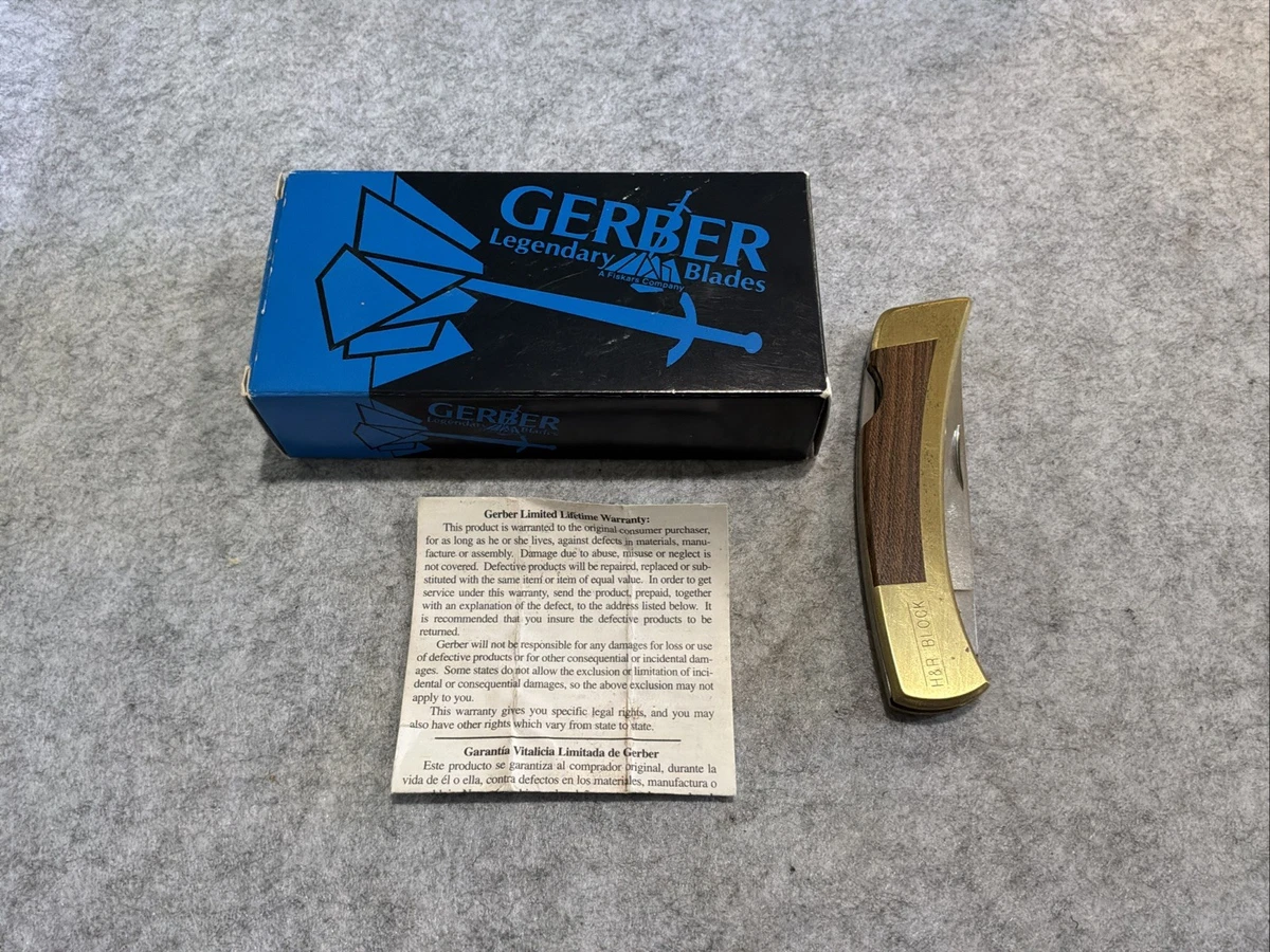 Gerber Sportsman Knife In Collectible Vintage Factory Manufactured