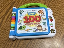 LeapFrog 100 WORDS Book Learn/Teach Words Music English / Spanish T8