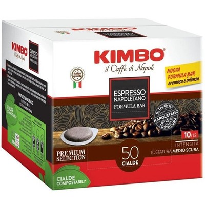 Kimbo Caffe Napoletano   ESE Pads 44mm Cialde   50 Stück - 365g