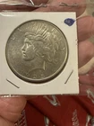 1925 Peace Silver Dollar $1 - 90% Silver - Great Luster - AU+