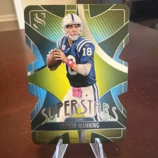 PEYTON MANNING 2025 Panini Silhouette Superstars Die-Cut COLTS #15