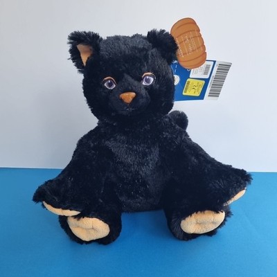 Build A Bear Midnight Kitty Katze Halloween 2010 Edition sehr guter Zustand mit Etikett 