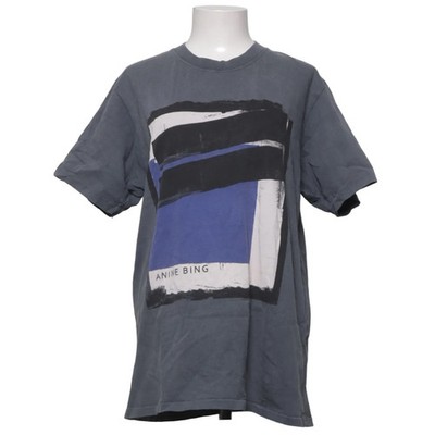 Anine Bing, T-shirt, Größe: M, Grau/Mehrfarbig, Baumwolle, Print, Damen #klm