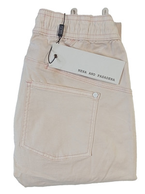 NXP Washed Pink Commander Pant denim cuffed Joggers Sz7 L26  #denim #joggers